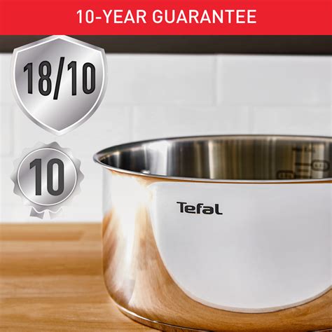 Grafika s informáciami o záruke a opraviteľnosti Tefal