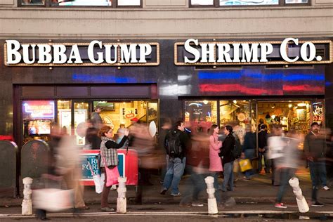 Reštaurácia Bubba Gump Shrimp Co. na Times Square v New Yorku