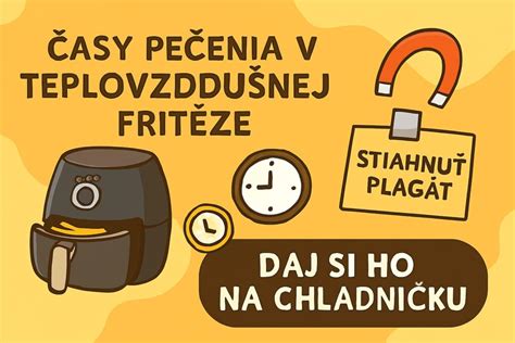 Teploty a časy pečenia kačice