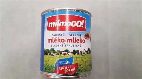Plechovky kondenzovaného mlieka Salko