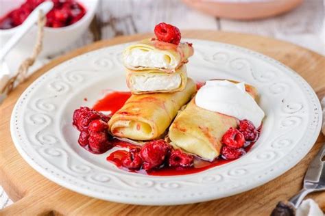 Zapekané palacinky s hubovou náplňou