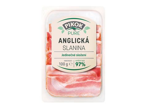Zloženie spracovanej slaniny
