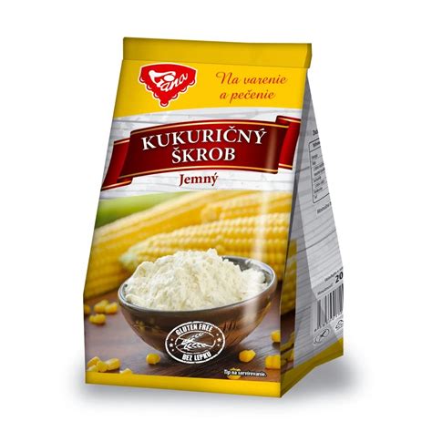 Kukuričný škrob a jeho použitie na zahusťovanie