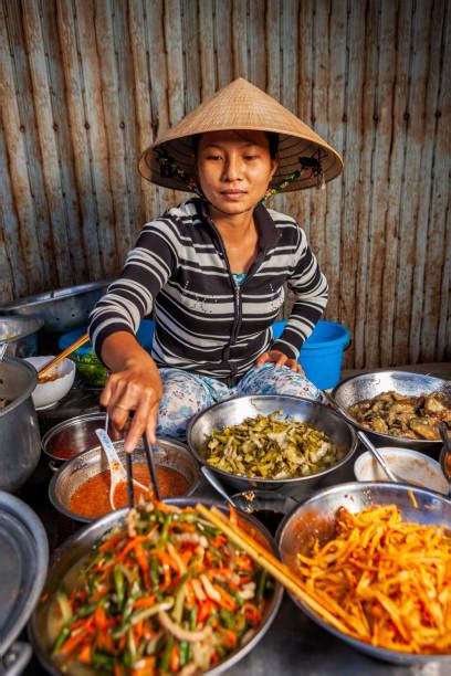 Panorama streetfood trhu v Penangu