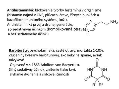 Chemická štruktúra histamínu