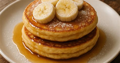 Zdravé banánové palacinky s ovocím