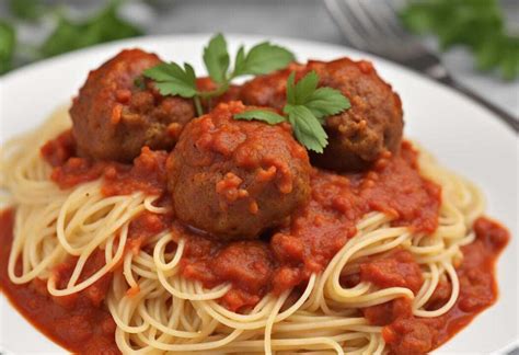 Hotové mäsové guľky so špagetami a parmezánom