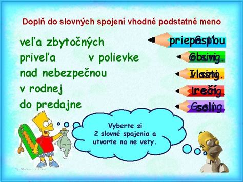 Príklady vyhľadávania slovných spojení v SNK