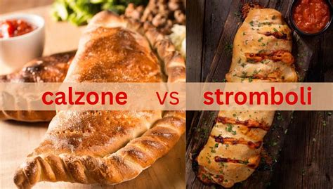 Porovnanie Calzone, pizze a Stromboli