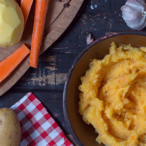 Ingrediencie na mrkvovo-zemiakové pyré