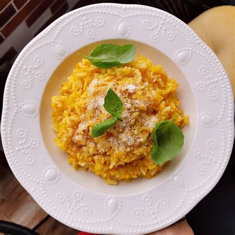 Krémové Hokkaido rizoto s parmezánom