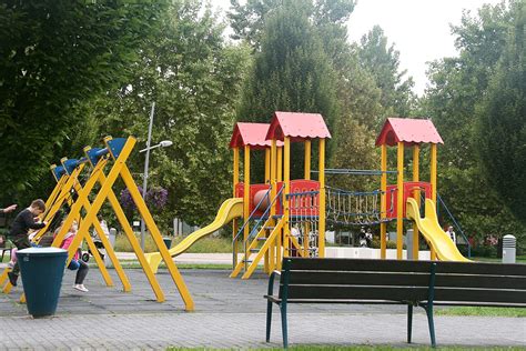 Terasa a detské ihrisko v reštaurácii Palládio Nové Zámky