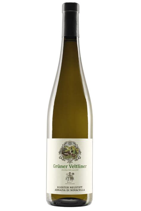Fľaša bieleho vína Gruner Veltliner