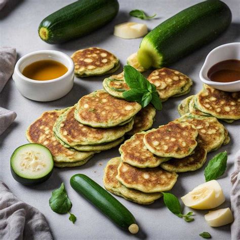 Slané cuketové palacinky