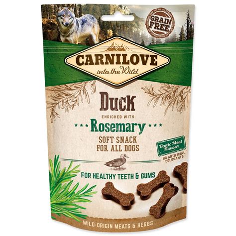 Produkty Carnilove s rôznymi príchuťami