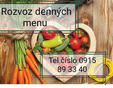 Príklady špeciálnych denných menu