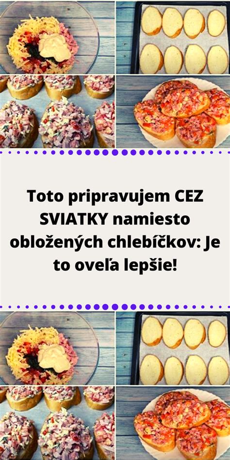Druhý obložených chlebíčkov