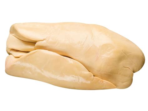 Surová biela kačacia pečeň (foie gras) pripravená na spracovanie