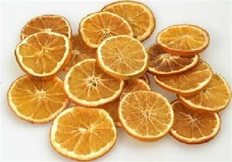 Sušené plátky citrusov