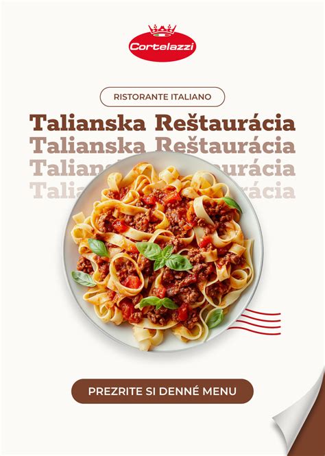 Talianska reštaurácia s denným menu