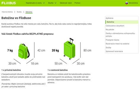 Pravidlá prepravy batožiny FlixBus