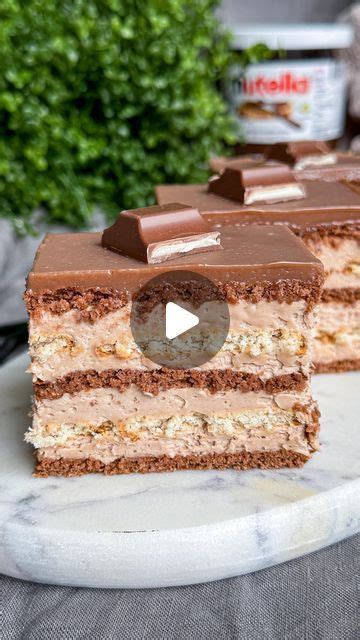 Kinder koláč s nutelovým krémom