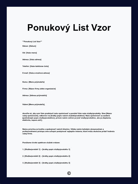 Ponukový list služieb pre seniorov