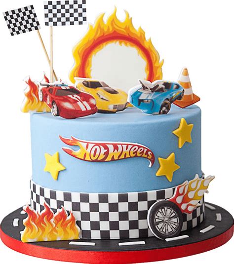 Tenká oblátka na tortu Hot Wheels