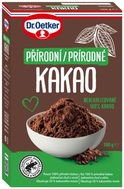 Schéma spracovania kakaových bôbov na prírodné kakao