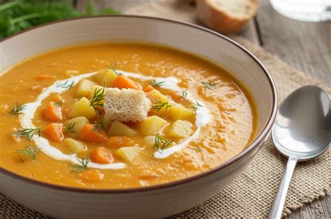 Exotická mrkvová polievka s kari a pečenou zeleninou