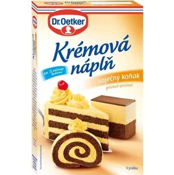 Krémová náplň pripravená na nanesenie