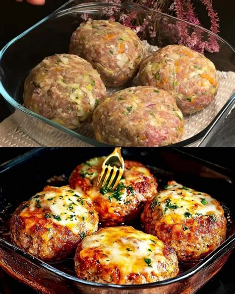 Mäsové guľky plnené mozzarellou