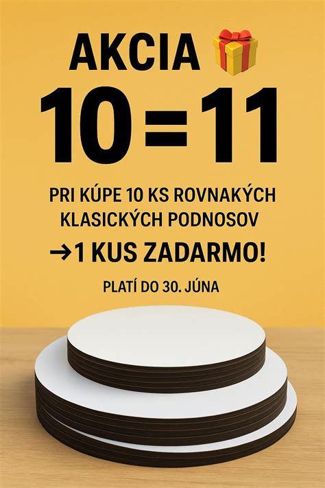 Rôzne typy tortových podnosov