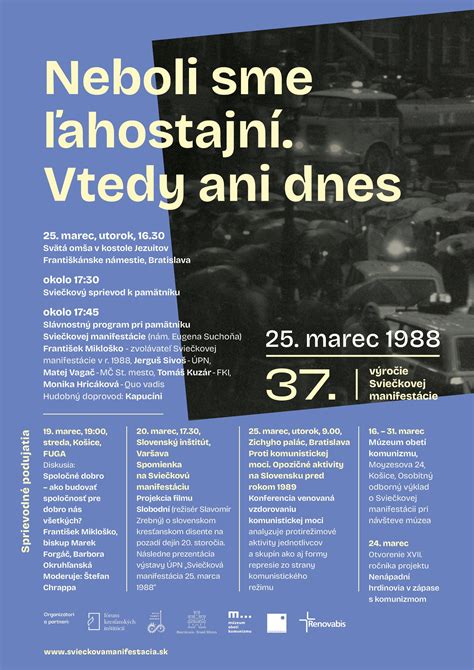 Chronológia udalostí Sviečkovej manifestácie