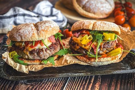Domáci burger so zeleninou