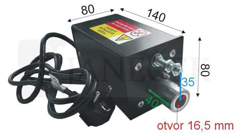 Motor na gril s ihlou
