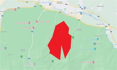 Mapa: Lokalizácia Burger Baru v Ružomberku