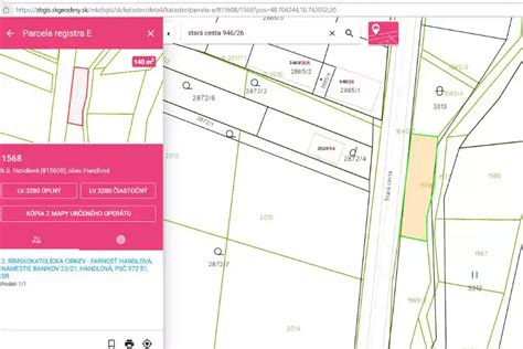 Mapa pozemkov Agrofarma-K s vyznačenými plodinami