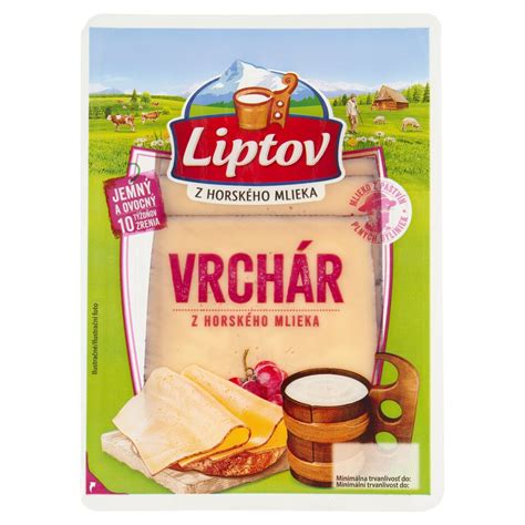 Tabuľka nutričných hodnôt syra Liptov Vrchár