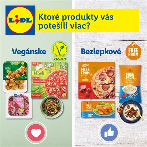 Lidl predajňa a výber vegánskych produktov