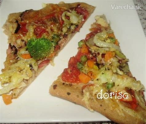 Pizza zo špaldovej múky s bohatou oblohou
