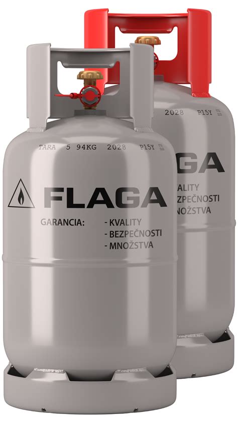 Rôzne veľkosti plynových fliaš (5 kg, 11 kg) pre grily