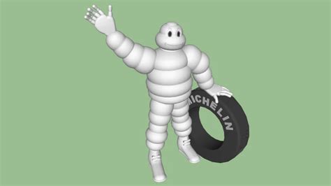 Bibendum a blondínka mechanik spoločne v reklame