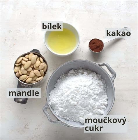 Suroviny a proces výroby klasického marcipánu