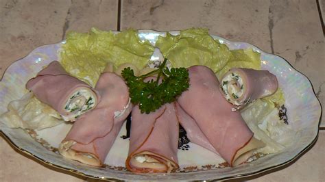 Šunkovo-syrové roládky