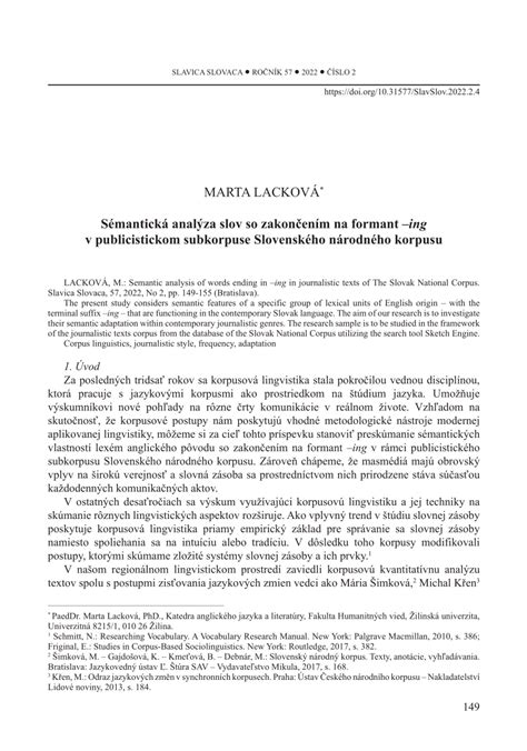 Definícia a účel Slovenského národného korpusu