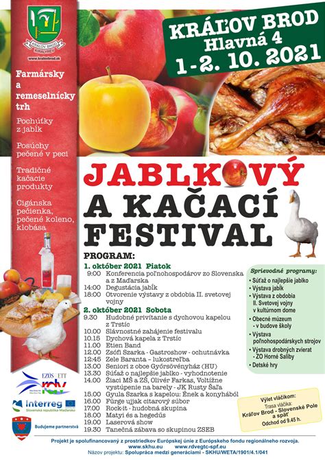 Jablkový festival a regionálne produkty