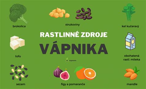 Zdroje vápnika v bezmliečnej diéte