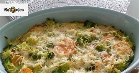 Zapečená brokolica s rybou a syrom