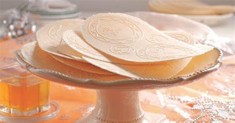 Bezlepkové vianočné oblátky
